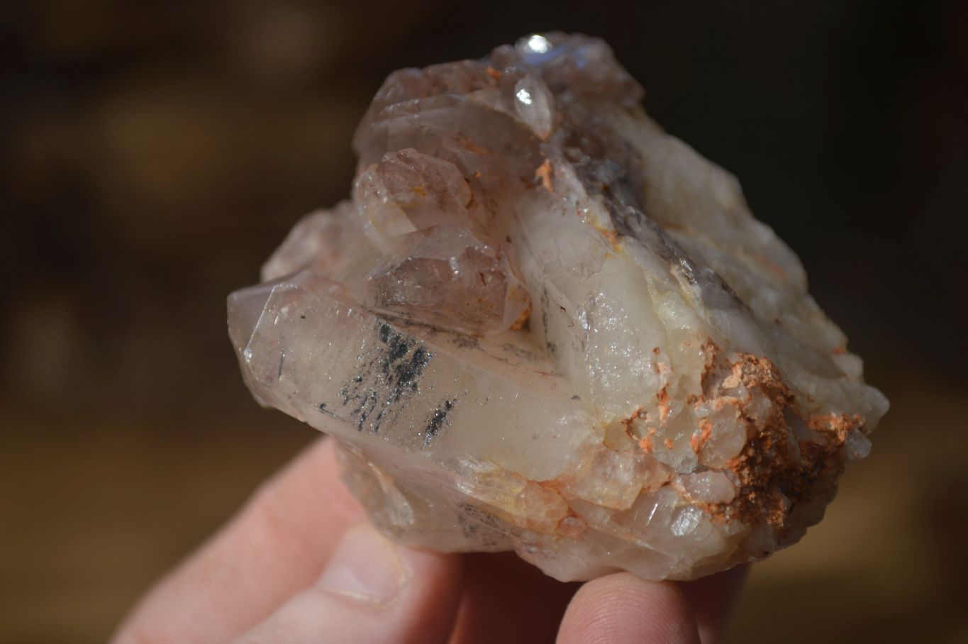 Natural Hematoid Quartz Crystals x 12 From Karoi, Zimbabwe - Toprock Gemstones and Minerals 