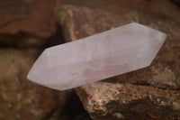 Polished Gemmy Double Terminated Rose Quartz Points x 12 From Ambatondrazaka, Madagascar - TopRock