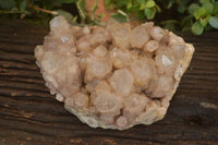 Natural Large Cascading White Phantom Smokey Quartz Cluster x 1 From Luena, Congo - Toprock Gemstones and Minerals 