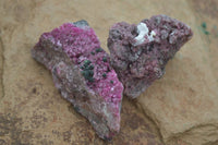 Natural Mixed Salrose & Chrysocolla Dolomite Specimens  x 24 From Kakanda, Congo - TopRock