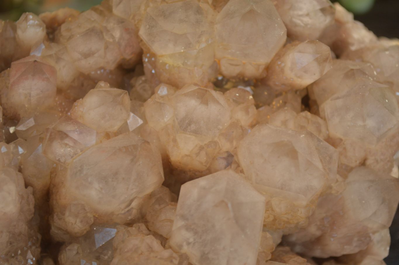 Natural Large Cascading White Phantom Smokey Quartz Cluster x 1 From Luena, Congo - Toprock Gemstones and Minerals 