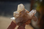 Natural Hematoid Quartz Crystals x 12 From Karoi, Zimbabwe - Toprock Gemstones and Minerals 