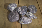 Polished Purple Lepidolite Free Forms  x 6 From Zimbabwe - Toprock Gemstones and Minerals 