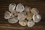 Polished Stunning Mixed Quartz Galet / Palm Stones x 12 From Madagascar - Toprock Gemstones and Minerals 