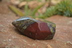 Polished Dragons (Epidote & Piedmontite) Bloodstone Points  x 3 From Tshipise, South Africa - TopRock