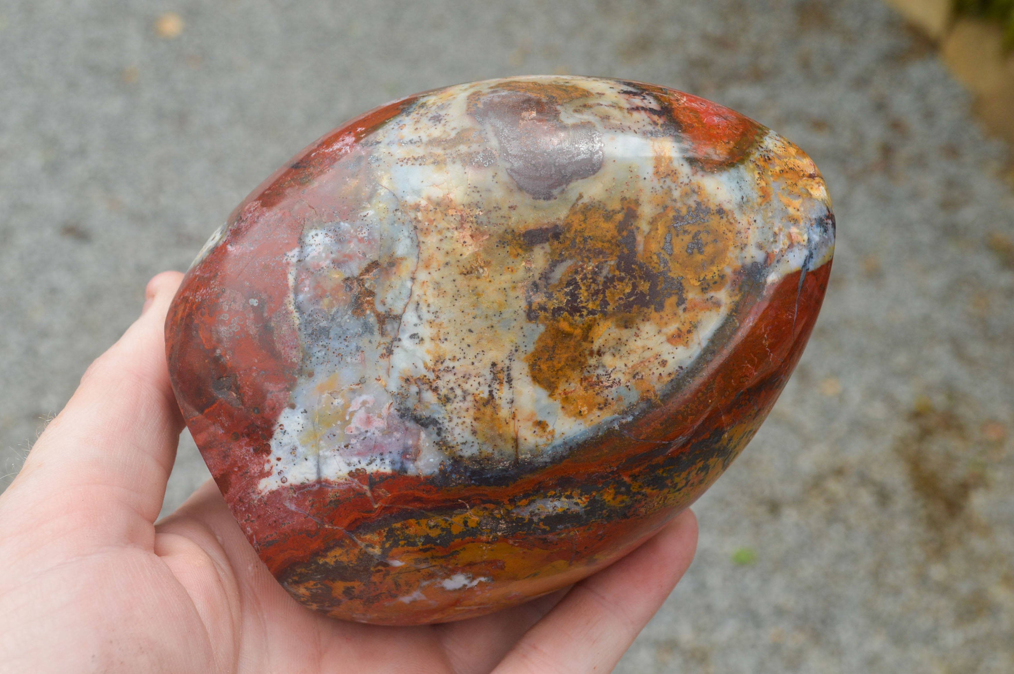 Polished New Red Jasper Standing Free Forms  x 2 From Madagascar - TopRock