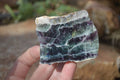 Polished Watermelon Fluorite Slices  x 6 From Uis, Namibia - Toprock Gemstones and Minerals 