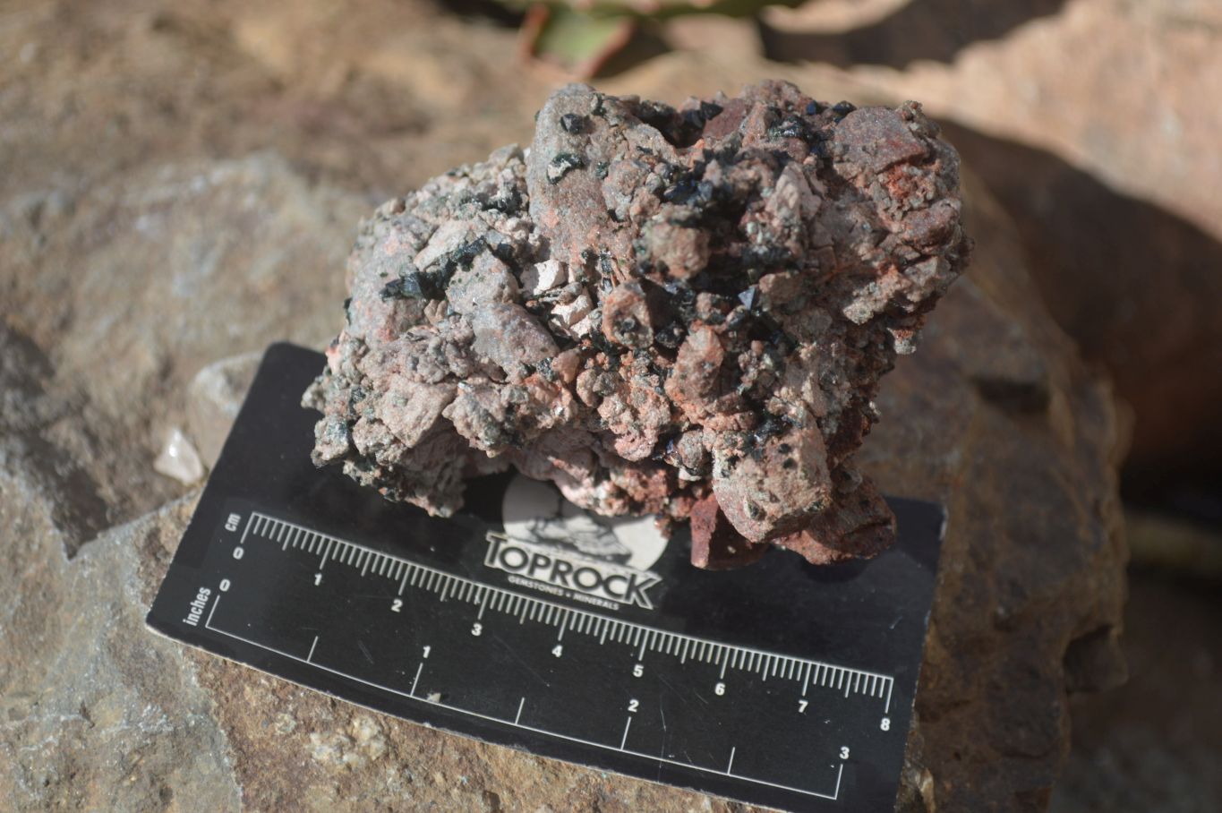 Natural Rare Libethenite Crystals On Dolomite Matrix Specimens x 6 From Likasi, Congo - Toprock Gemstones and Minerals 