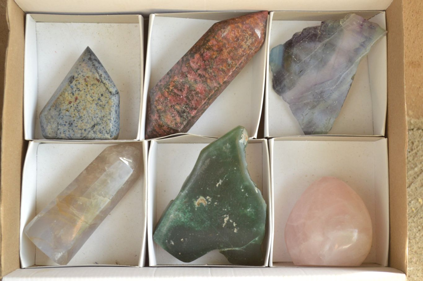 Polished Selection Of Mixed Items x 6 From Southern Africa - TopRock