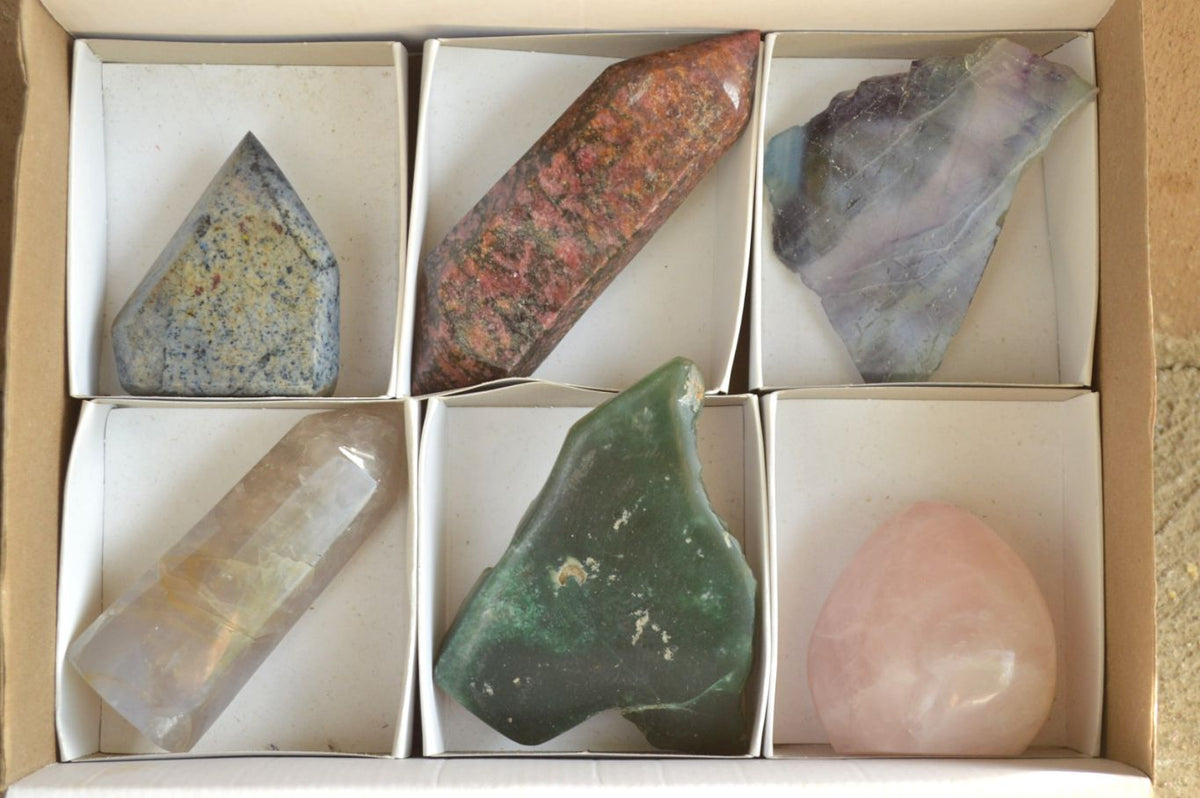 Polished Selection Of Mixed Items x 6 From Southern Africa - TopRock