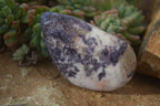 Polished Purple Lepidolite Free Forms  x 6 From Zimbabwe - Toprock Gemstones and Minerals 