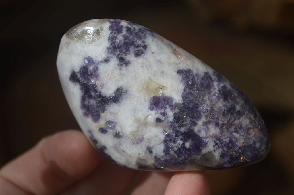 Polished Purple Lepidolite Free Forms  x 6 From Zimbabwe - Toprock Gemstones and Minerals 