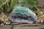 Polished Watermelon Fluorite Slices  x 6 From Uis, Namibia - Toprock Gemstones and Minerals 