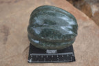 Polished Green Serpentine Pumpkin Carvings  x 2 From Zimbabwe - Toprock Gemstones and Minerals 