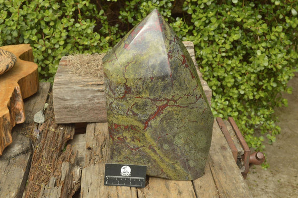Polished Giant Dragon-bloodstone (Epidote & Piedmontite) Display Piece x 1 From Limpopo - TopRock