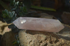 Polished Gemmy Double Terminated Rose Quartz Points x 4 From Madagascar - Toprock Gemstones and Minerals 