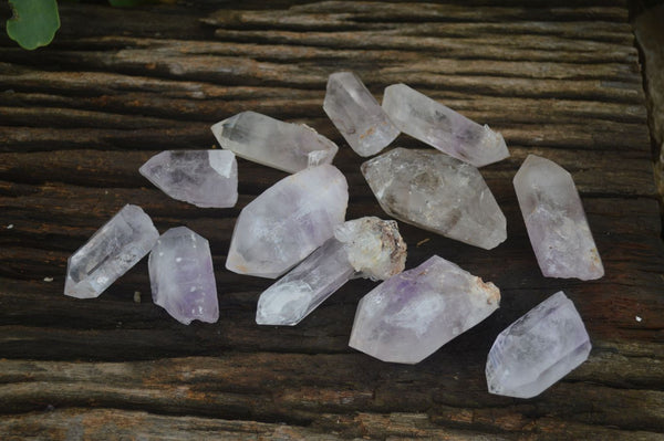 Natural Mixed Selection Of Brandberg Quartz Crystals  x 12 From Namibia - TopRock