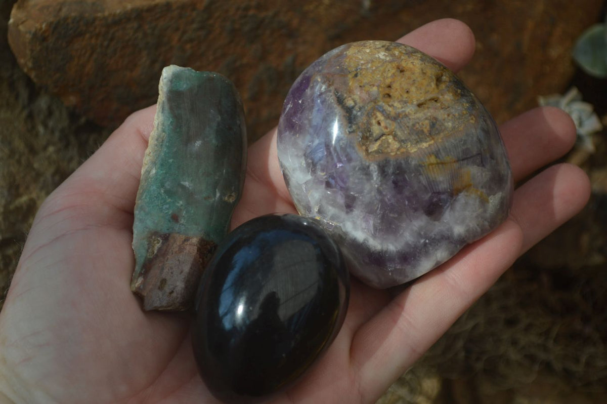 Polished Mixed Selection Of Retail Items x 5 From Southern Africa - Toprock Gemstones and Minerals 