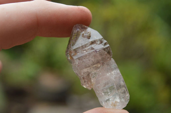 Natural Small Single Amethyst Crystals x 20 From Chiredzi, Zimbabwe - TopRock
