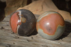 Polished Polychrome Jasper Spheres  x 2 From Mahajanga, Madagascar - Toprock Gemstones and Minerals 