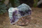 Polished Watermelon Fluorite Slices  x 6 From Uis, Namibia - Toprock Gemstones and Minerals 