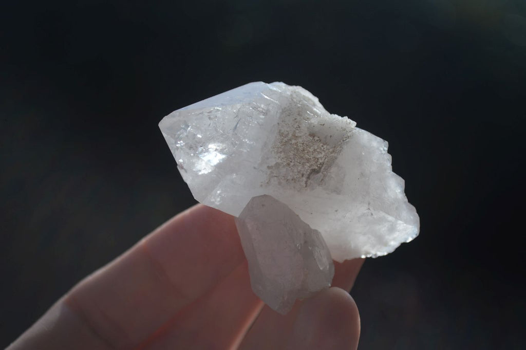 Natural Highly Selected Single Clear Quartz Crystals  x 35 From Mpika, Zambia - Toprock Gemstones and Minerals 