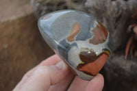 Polished Polychrome Jasper Standing Free Forms  x 6 From Madagascar - Toprock Gemstones and Minerals 