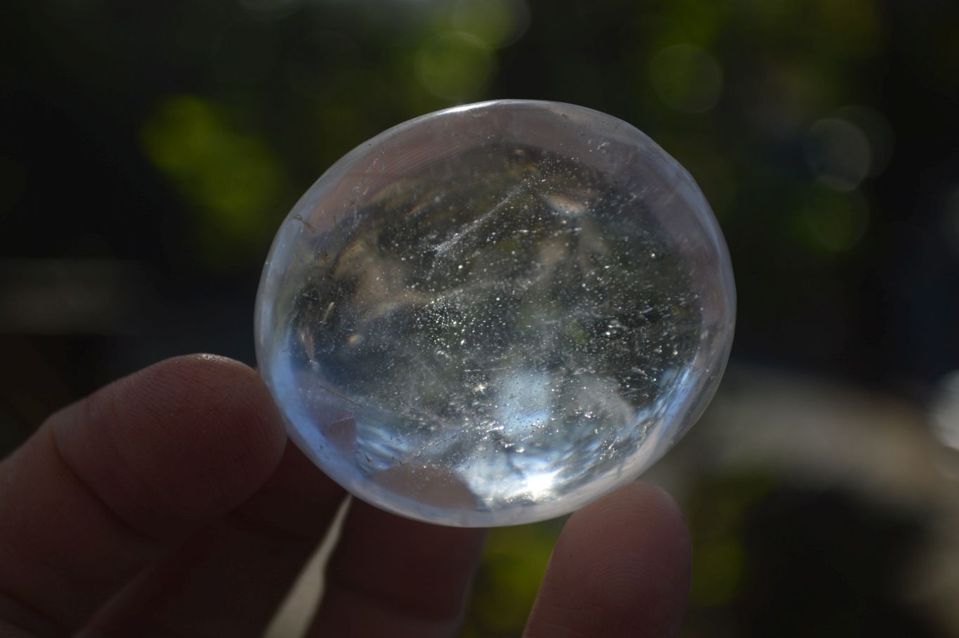 Polished Semi Optic Clear Quartz Galet / Palm Stones x 12 From Madagascar - Toprock Gemstones and Minerals 