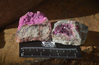 Natural Salrose Cobaltion Dolomite Specimens x 12 From Kakanda, Congo - Toprock Gemstones and Minerals 