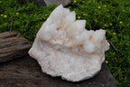 Natural Castle Quartz Self Healed Cluster With White Phantoms x 1 From Madagascar - TopRock