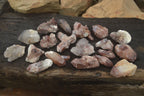 Natural Red Hematoid Quartz Specimens x 24 From Karoi, Zimbabwe - Toprock Gemstones and Minerals 