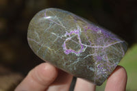 Polished Stichtite & Serpentine Standing Free Forms x 6 From Barberton, South Africa - Toprock Gemstones and Minerals 