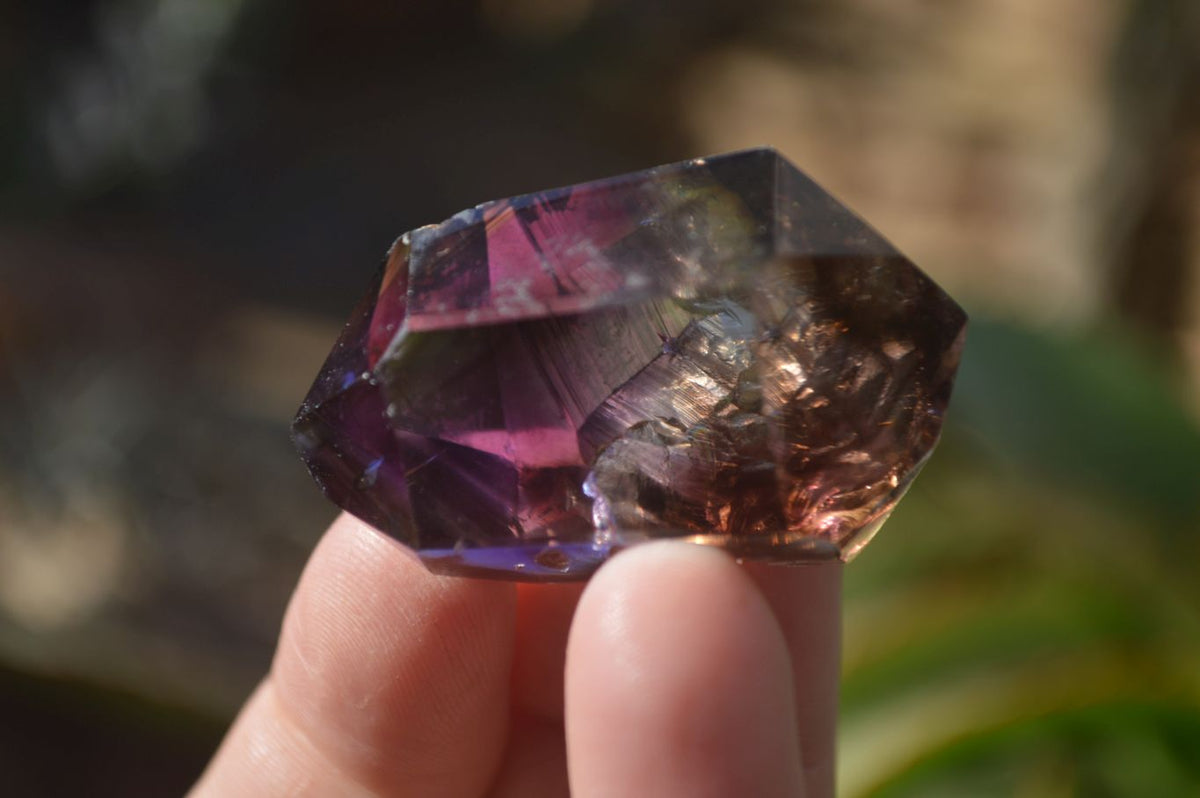Polished Window Amethyst Points x 25 From Ankazobe, Madagascar - Toprock Gemstones and Minerals 
