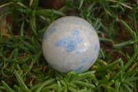 Polished Blue Spotted Spinel Quartz Spheres x 3 From Madagascar - Toprock Gemstones and Minerals 