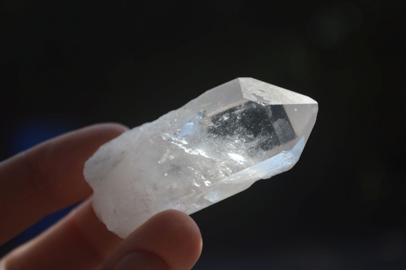 Natural Highly Selected Single Clear Quartz Crystals  x 35 From Mpika, Zambia - Toprock Gemstones and Minerals 