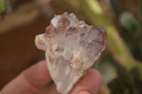 Natural Red Hematoid Phantom Quartz Clusters x 6 From Zambia - Toprock Gemstones and Minerals 
