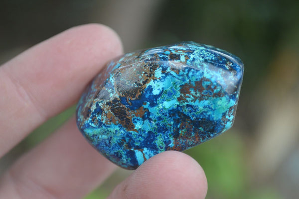 Polished Small Shattuckite & Azurite Free Forms  x 20 From Congo