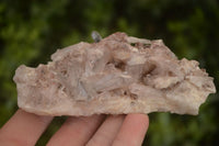 Natural Red Hematoid Phantom Quartz Clusters x 6 From Zambia - Toprock Gemstones and Minerals 