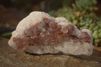 Natural Red Hematoid Phantom Quartz Clusters x 6 From Zambia - Toprock Gemstones and Minerals 