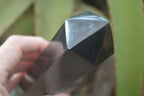 Polished Double Terminated Black Basalt Points  x 2 From Madagascar - Toprock Gemstones and Minerals 