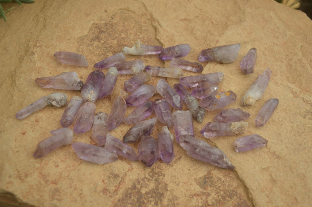 Natural Small Amethyst Crystals  x 70 From Chiredzi, Zimbabwe - Toprock Gemstones and Minerals 
