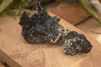 Natural Schorl Black Tourmaline Specimens x 2 From Erongo, Namibia - Toprock Gemstones and Minerals 