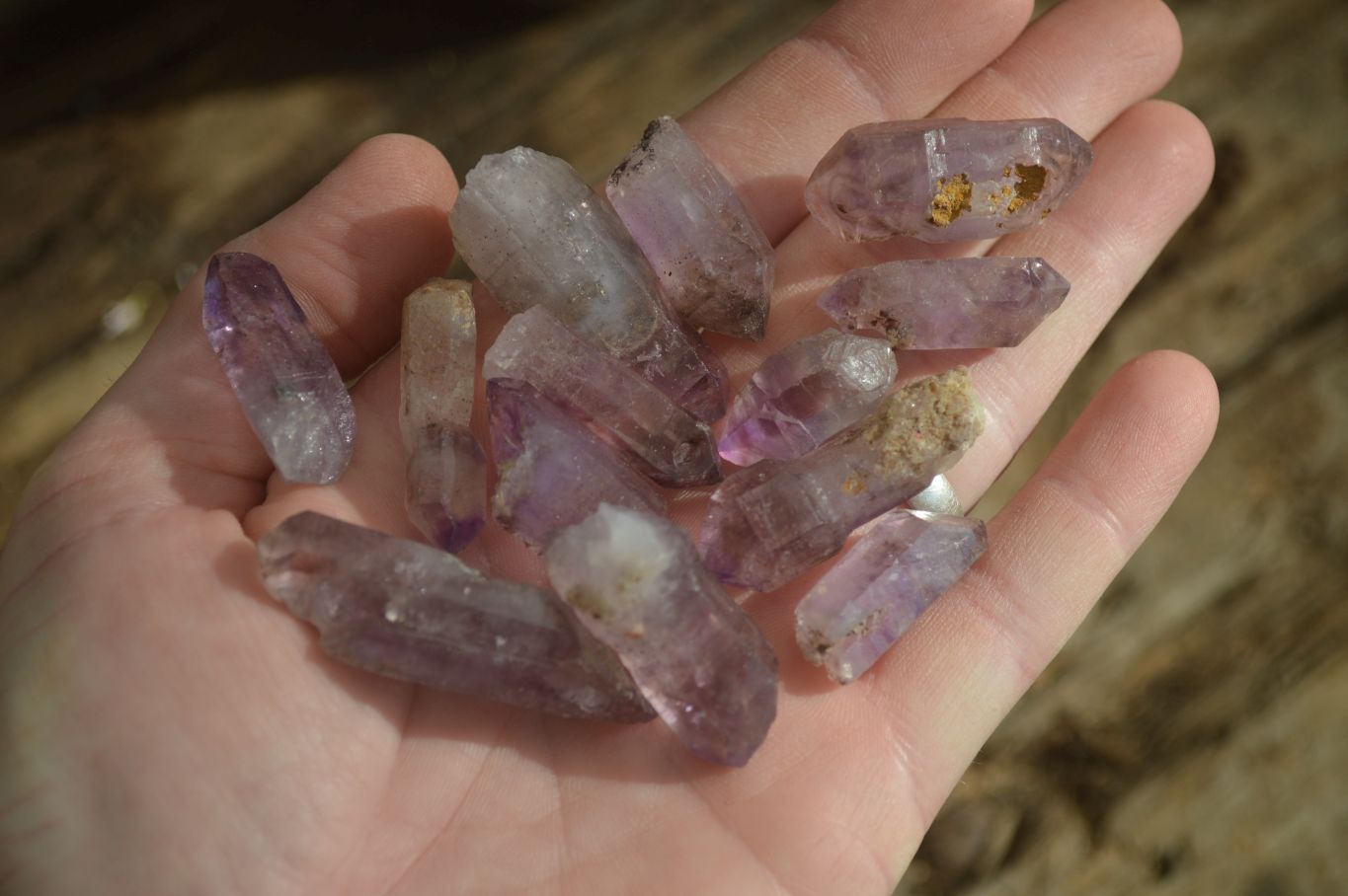 Natural Small Amethyst Crystals  x 70 From Chiredzi, Zimbabwe - Toprock Gemstones and Minerals 