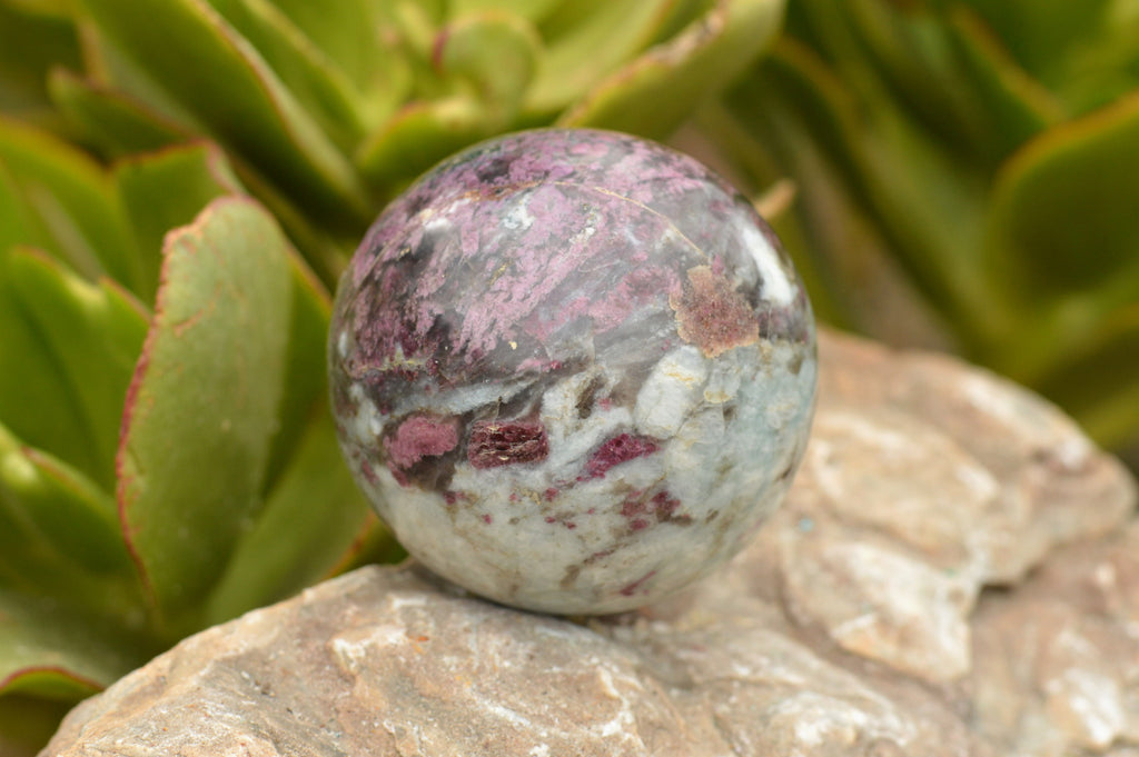 Polished Pink Tourmaline Rubellite Spheres x 2 From Ambatondrazaka, Madagascar - TopRock