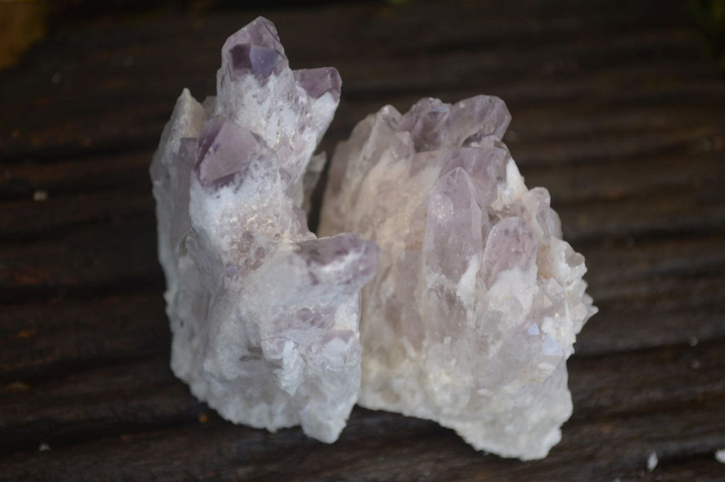 Natural Sugar Amethyst Clusters  x 12 From Solwezi, Zambia - Toprock Gemstones and Minerals 