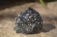 Natural Schorl Black Tourmaline Specimens x 6 From Erongo, Namibia - Toprock Gemstones and Minerals 