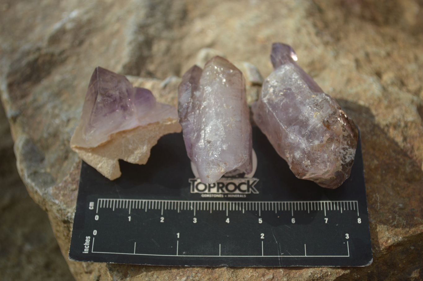 Natural Skeletal Smokey Amethyst Crystals  x 20 From Chiredzi, Zimbabwe - Toprock Gemstones and Minerals 