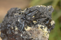Natural Schorl Black Tourmaline Specimens x 2 From Erongo, Namibia