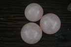 Polished Pink Rose Quartz Spheres  x 4 From Madagascar - Toprock Gemstones and Minerals 