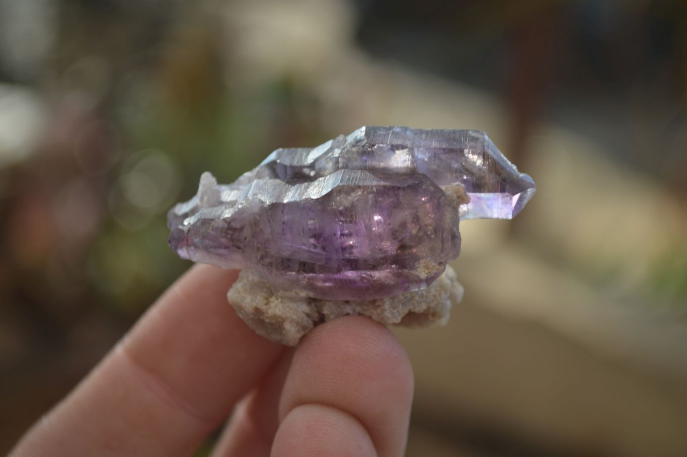 Natural Skeletal Smokey Amethyst Crystals  x 20 From Chiredzi, Zimbabwe - Toprock Gemstones and Minerals 